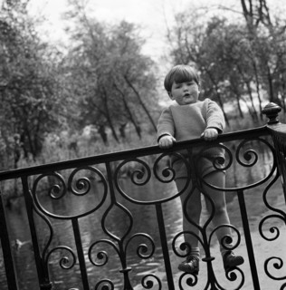 Small boy at Hampton Court Palace, London, 1955-1965