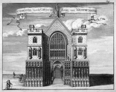 Westminster Hall, London, c1680. Artist: Anon
