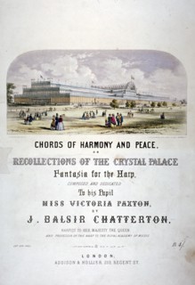 Cover of 'Chords of harmony and peace' composed by JB Chatterton, c1851. Artist: Augustus Butler