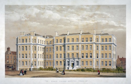 King's College Hospital, Carey Street, Westminster, London, c1840. Artist: Anon