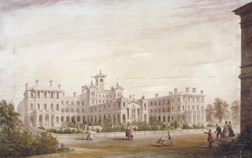 City of London Union Workhouse in Bow Road, Poplar, London, 1849. Artist: Anon
