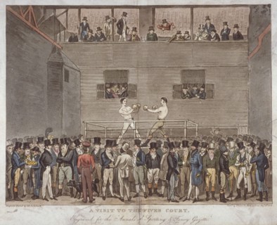 'A Visit to the Fives Court', 1822. Artist: Isaac Robert Cruikshank