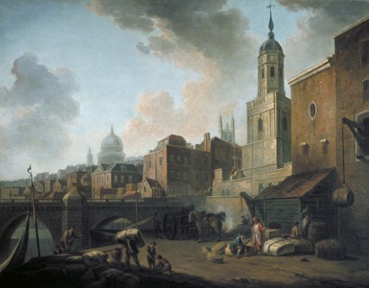 'Fresh Wharf, near London Bridge', c1762. Artist: William Marlow