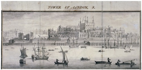 Tower of London, Stepney, London, 1737. Artist: Samuel Buck