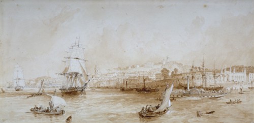Gravesend, Kent, c1830. Artist: Thomas Mann Baynes