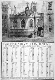Clifford's Inn, London, 1903. Artist: William Monk