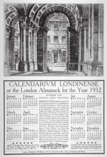 No 10 Downing Street, Westminster, London, 1931. Artist: William Monk