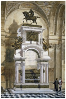 'Wellington's Monument in St Paul's Cathedral', City of London, 1877. Artist: Robert Whellock