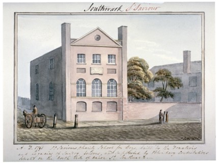St Saviour's Charity School, Union Street, Southwark, London, 1825. Artist: G Yates