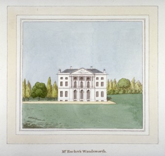 View of DH Rucker's residence at West Hill in Wandsworth, London, c1800. Artist: Anon