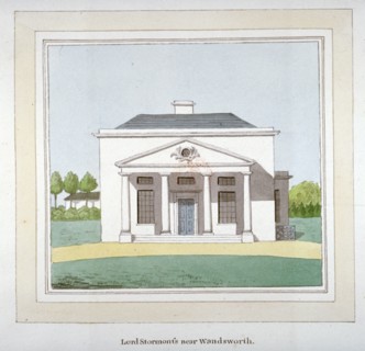 View of Lord Stormont's mansion near Wandsworth, London, c1800. Artist: Anon