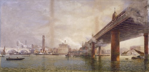 South Bank, London, c1870. Artist: Anon