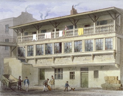 The White Bear Inn on Piccadilly, Westminster, London, 1856. Artist: Thomas Hosmer Shepherd