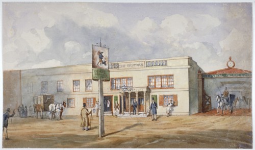 The Woodman Inn, Upper Norwood, London, c1865. Artist: Anon