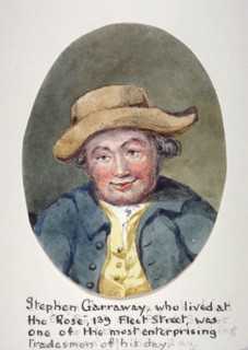 Stephen Garraway, tradesman of Fleet Street, London, c1780. Artist: Anon