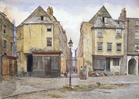 Lincoln Court, Westminster, London, c1878. Artist: John Crowther