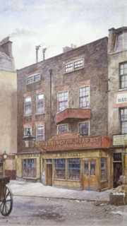 View of the Old Black Jack Inn, Portsmouth Street, Westminster, London, 1883. Artist: John Crowther