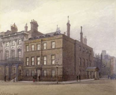 Cleveland House, at the corner of St James's Square and King Street, Westminster, London, 1893. Artist: John Crowther