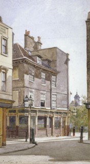 View of the Crooked Billet Inn, King Street, Stepney, London, 1886. Artist: John Crowther