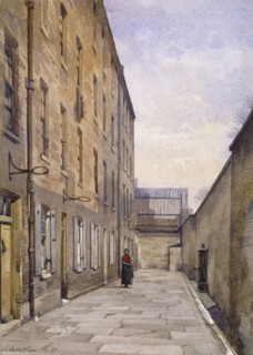 View of Marshalsea Place, Southwark, London, 1887. Artist: John Crowther