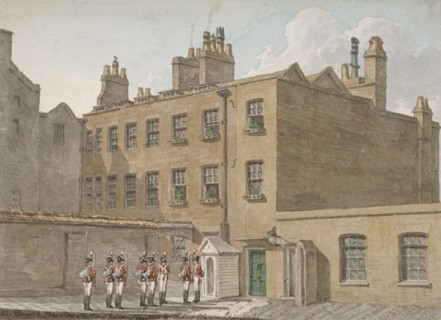 The Treasury, Whitehall, Westminster, London, 1818. Artist: Robert Blemmell Schnebbelie