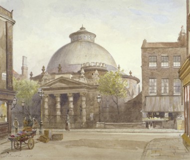 Spa Fields Chapel, Exmouth Street, Finsbury, London, 1886. Artist: John Crowther