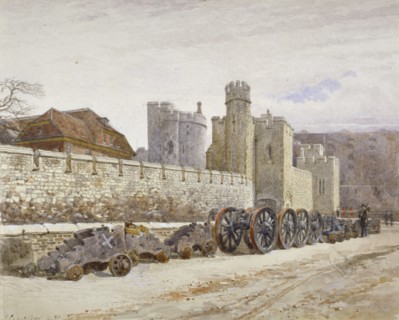 Tower of London, Stepney, London, 1883. Artist: John Crowther