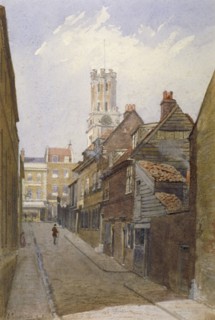 Chigwell Hill, Stepney, London, 1881. Artist: John Crowther