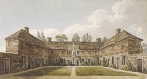 Winchester Almshouses, Richmond Hill, Surrey, c1820. Artist: Anon
