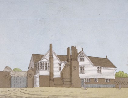 View of Hyde House in Plaistow, Newham, London, c1800. Artist: Anon