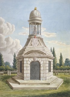 Monument in the churchyard of St Mary the Virgin, Leyton, Waltham Forest, London, c1820. Artist: Anon