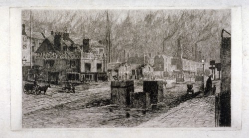 Vine Tavern, Mile End Road, Stepney, London, 1871. Artist: Edwin Edwards