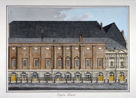 The King's Theatre, Haymarket, Westminster, London, 1807. Artist: Charles Tomkins