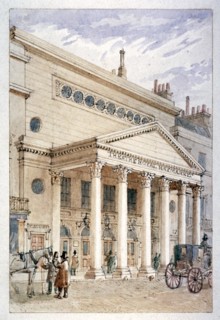 The Theatre Royal, Haymarket, Westminster, London, c1840. Artist: James Findlay