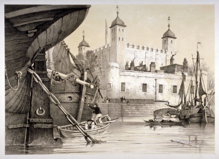 Tower of London, c1840. Artist: Edmund Patten