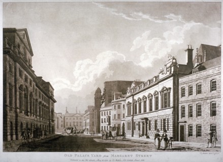 Old Palace Yard, Westminster, London, 1782. Artist: Thomas Malton II