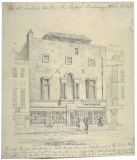 The Royal Academy of Arts, Pall Mall, Westminster, London, c1770. Artist: Anon