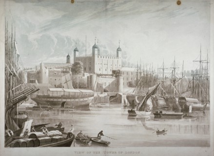 Tower of London, 1819. Artist: Daniel Havell