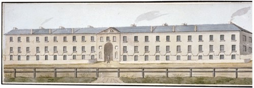 View of Knightsbridge Barracks, Westminster, London, c1810. Artist: Anon