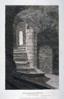 Interior of the White Tower, Tower of London, 1806. Artist: Anon