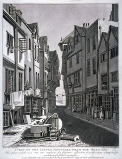 Little Sanctuary, Westminster, London, 1807. Artist: William Fellows