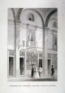Lowther Arcade, Strand, Westminster, London, c1850. Artist: Anon