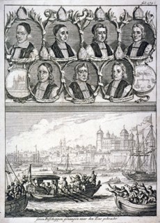 Seven bishops and the Tower of London, c1700. Artist: Gabriel Bodenehr I