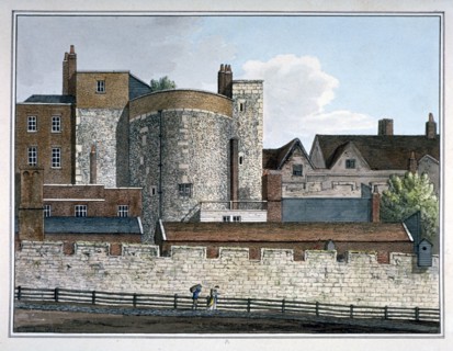 Beauchamp Tower, Tower of London, 1801. Artist: Charles Tomkins