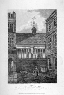 Barnard's Inn, City of London, 1804. Artist: Anon