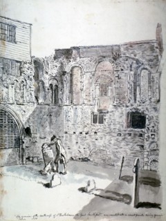 St Bartholomew-the-Great, Smithfield, City of London, 1781. Artist: John Carter