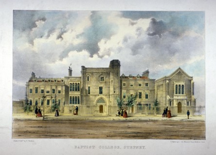 Baptist College, Stepney Green, London, c1840. Artist: R Carwright