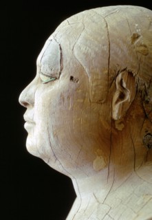 Wooden statue of Ka-Aper, Cairo Museum, Egypt. Artist: Tony Evans