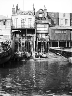 The Harbour Master's office at 74 Narrow Street, Limehouse, London, c1905. Artist: Unknown