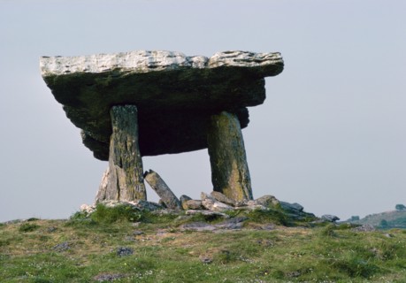 Dolmen, the Burren, County Clare, Ireland. Artist: Tony Evans